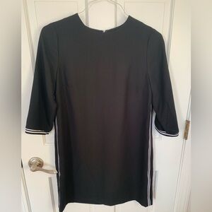 Banana Republic Black Dress with White Accents